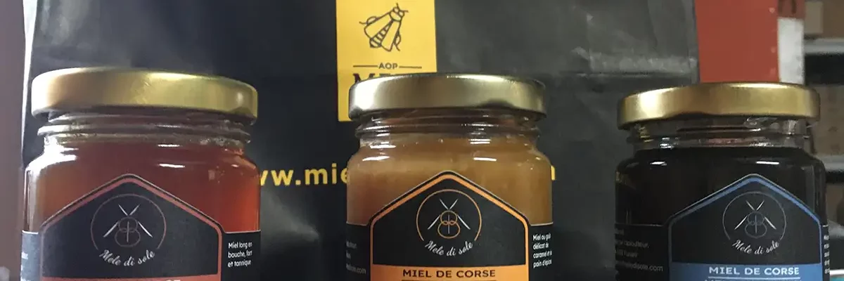 pots125g Pots de miels Corses Mele di Sole