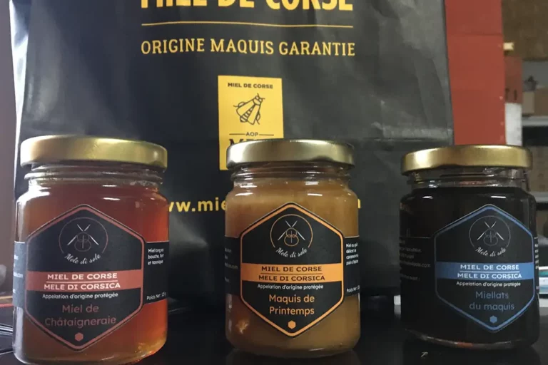 Pots de miels Corses Mele di Sole